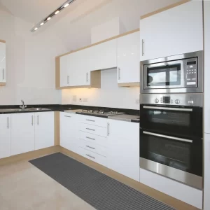 Passadeira Antiderrapante Tropical Grafite