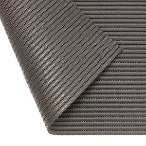 Passadeira Antiderrapante Tropical Grafite