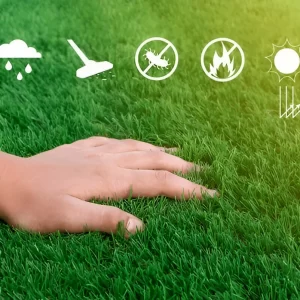 Grama Sintética Garden Bicolor 20mm