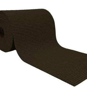 Passadeira Antiderrapante Tropical Marrom