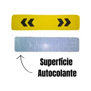 Protetor Para-choque Preto/Amarelo - Seta