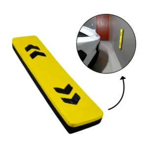 Protetor Para-choque Preto/Amarelo - Seta