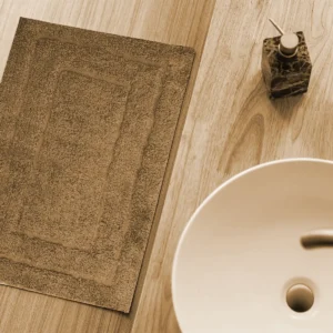 Tapete para Banheiro Happy Marrom 40cmx60cm