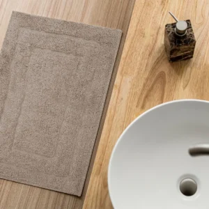 Tapete para Banheiro Happy Bege 40cmx60cm